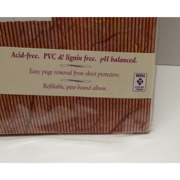 MBI Textured Expressions Scrapbook Photo Album 20 Pages Handmade Paper 12x12 - Picture 3 of 10